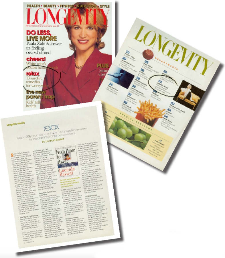 Lucinda Bassett in Longevity Magazine